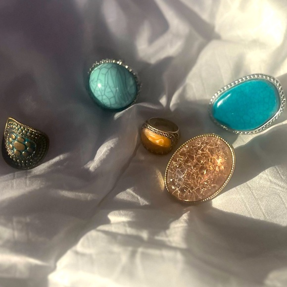 Statement Ring Bundle - Picture 2 of 8